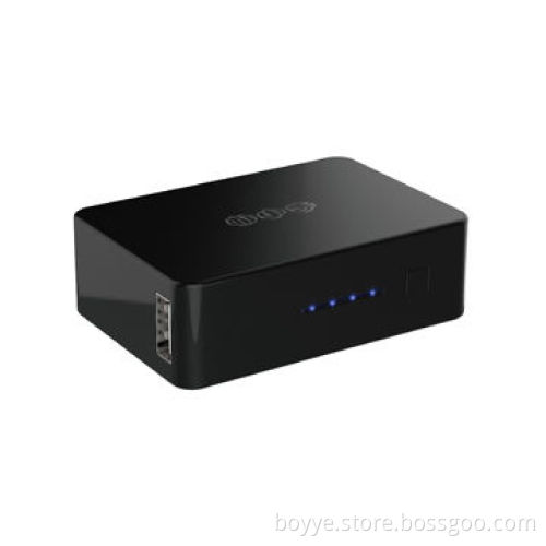 5,200mAh Power Bank with One 2A Output, 5-6 Hours Charging Time
